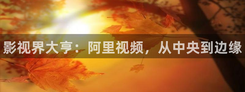 韩国影视电影：影视界大亨：阿里视频，从中央到边缘